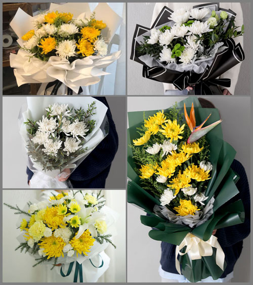 江苏苏州常熟市虞山镇顶山村白事花束代送